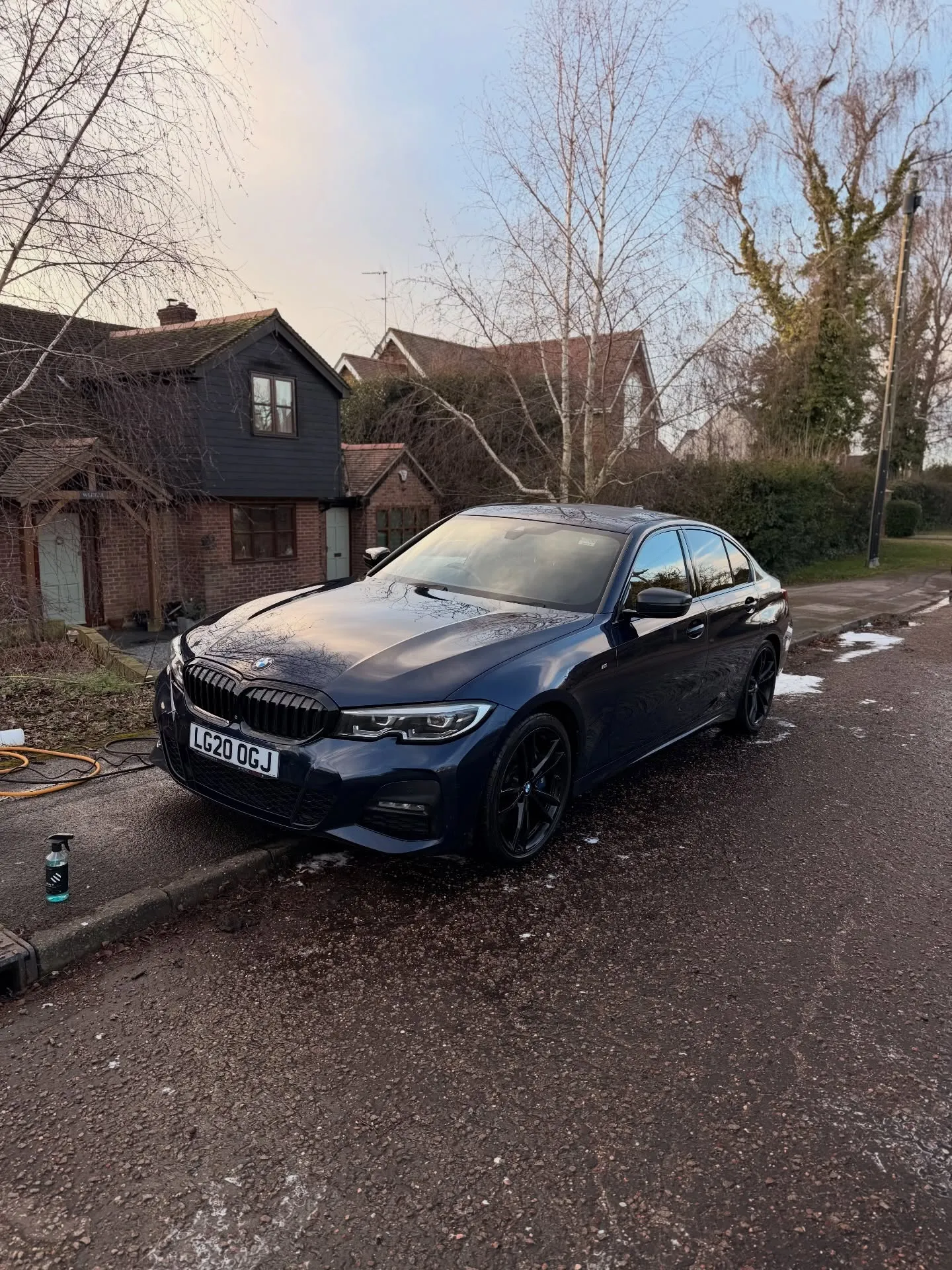 BMW 3 Series after a valet